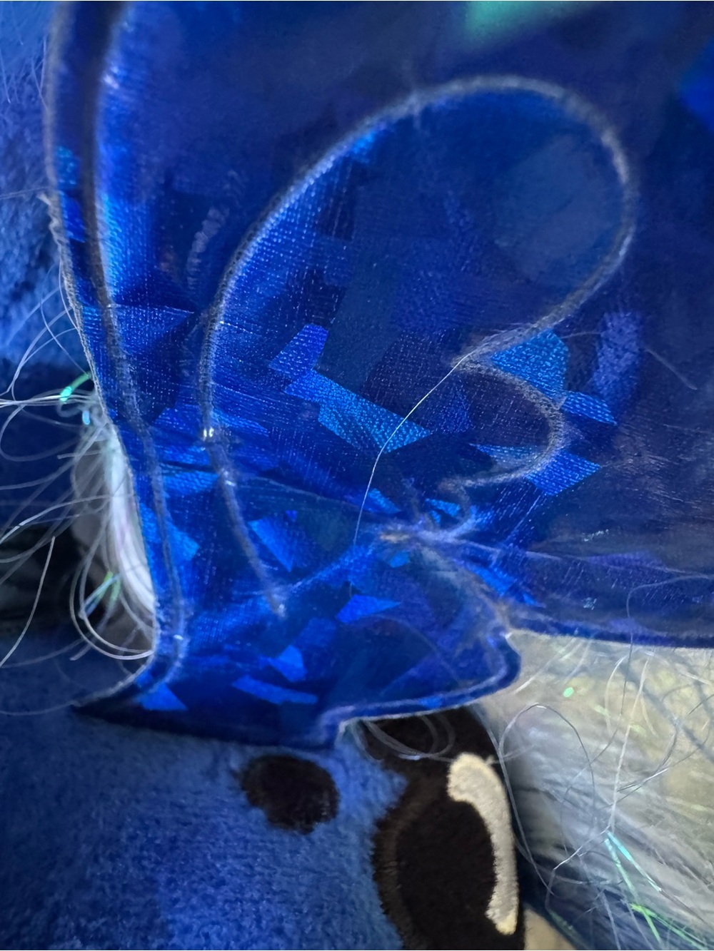 Ty Blue Princess Luna Plush with Shimmering Wings - Picture 5 of 11